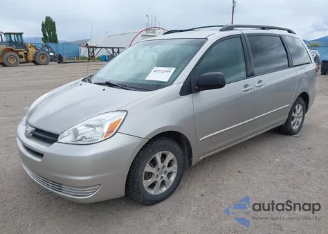 2005 Toyota Sienna Le из США, поврежденный, VIN 5TDZA23CX5S286952